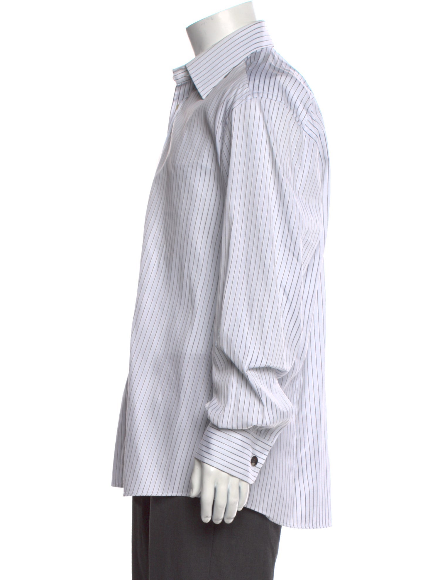 Dolce & Gabbana Striped Long Sleeve Dress Shirt