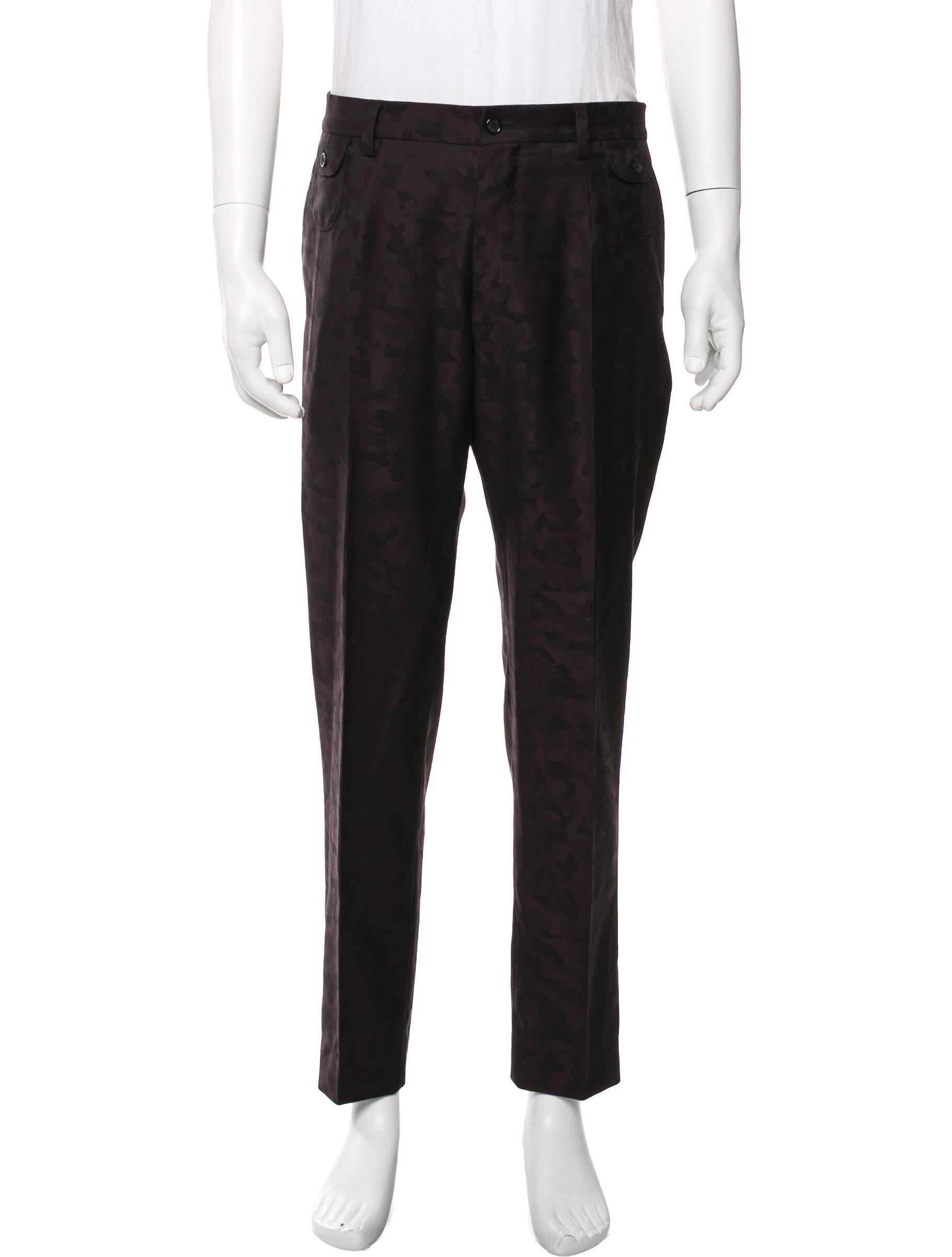 Dolce & Gabbana Virgin Wool Dress Pants