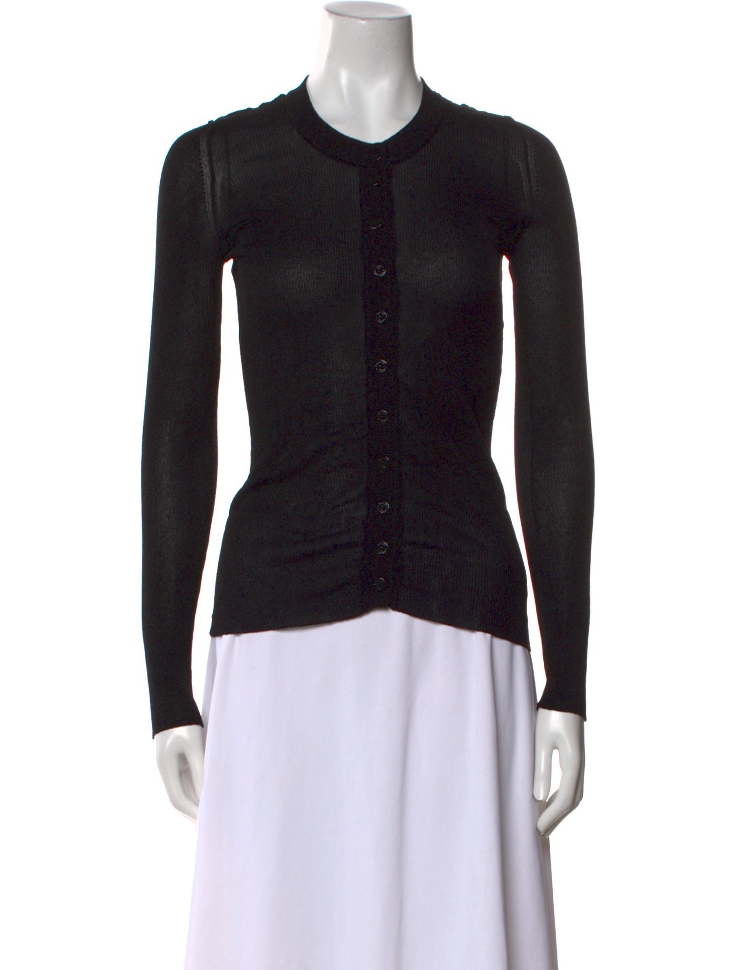 Dolce & Gabbana Crew Neck Long Sleeve Top