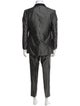Dolce & Gabbana Silk Plaid Print Two-Piece Tuxedo