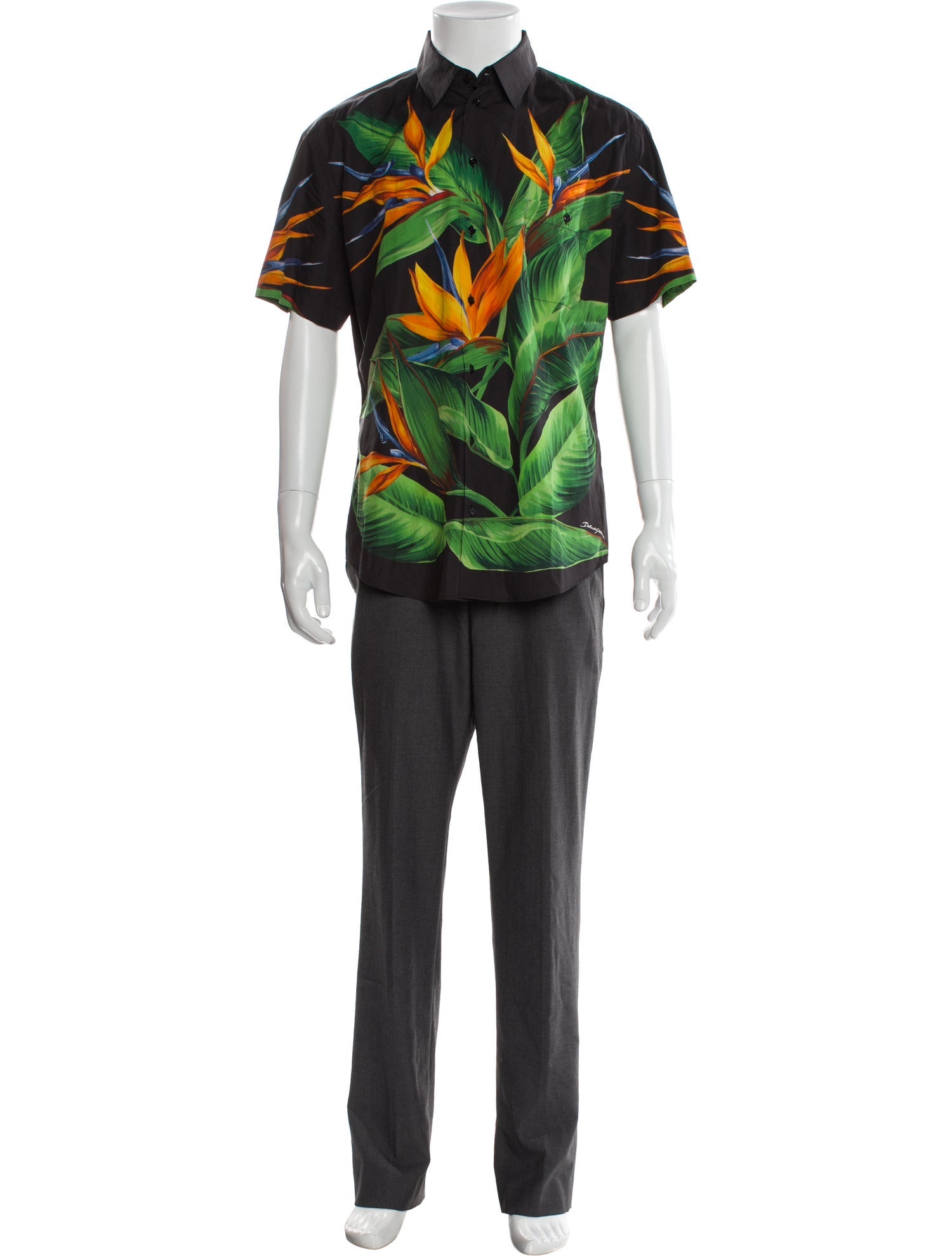 Dolce & Gabbana Graphic Print Short Sleeve Shirt