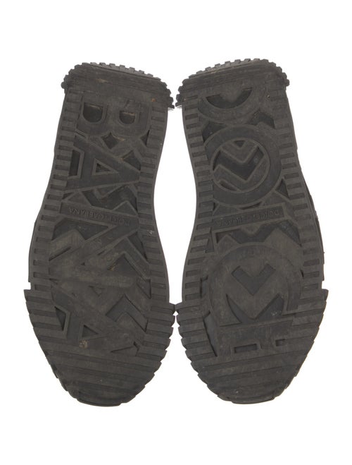 Dolce & Gabbana Mesh Graphic Print Sneakers