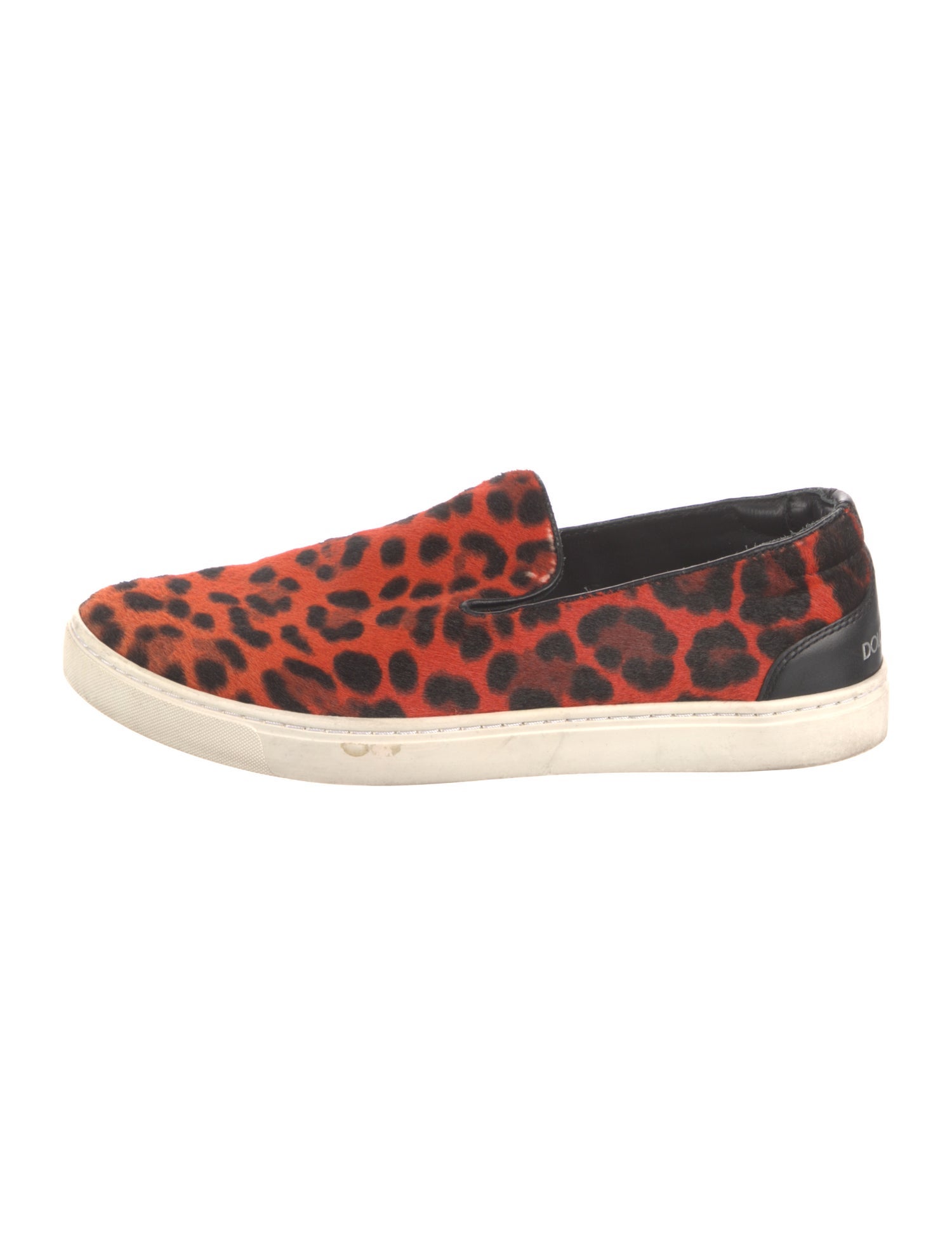 Dolce & Gabbana Ponyhair Animal Print Sneakers