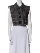 Dolce & Gabbana Virgin Wool Houndstooth Print Vest