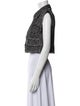 Dolce & Gabbana Virgin Wool Houndstooth Print Vest
