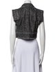 Dolce & Gabbana Virgin Wool Houndstooth Print Vest