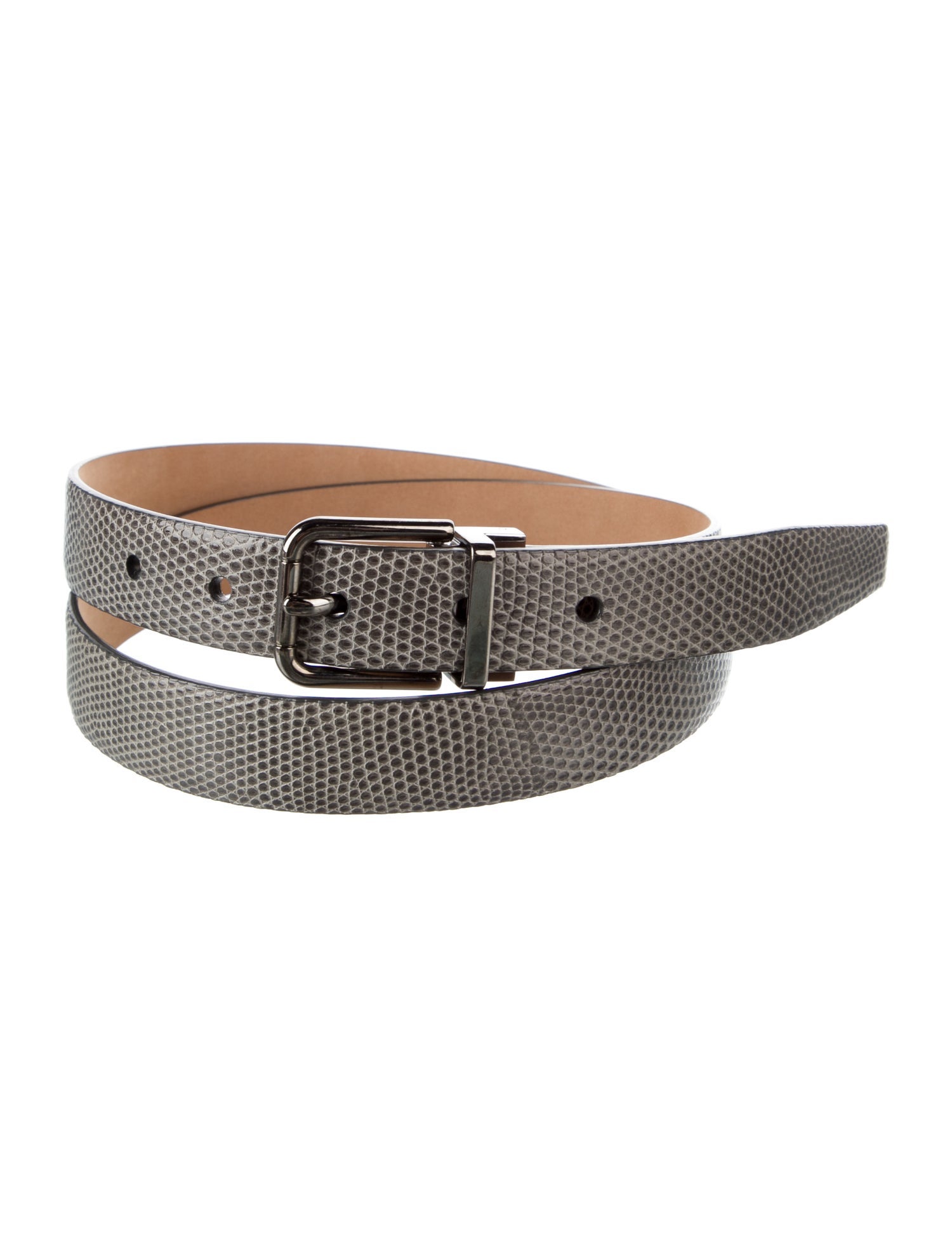 Dolce & Gabbana Skinny Canvas Belt