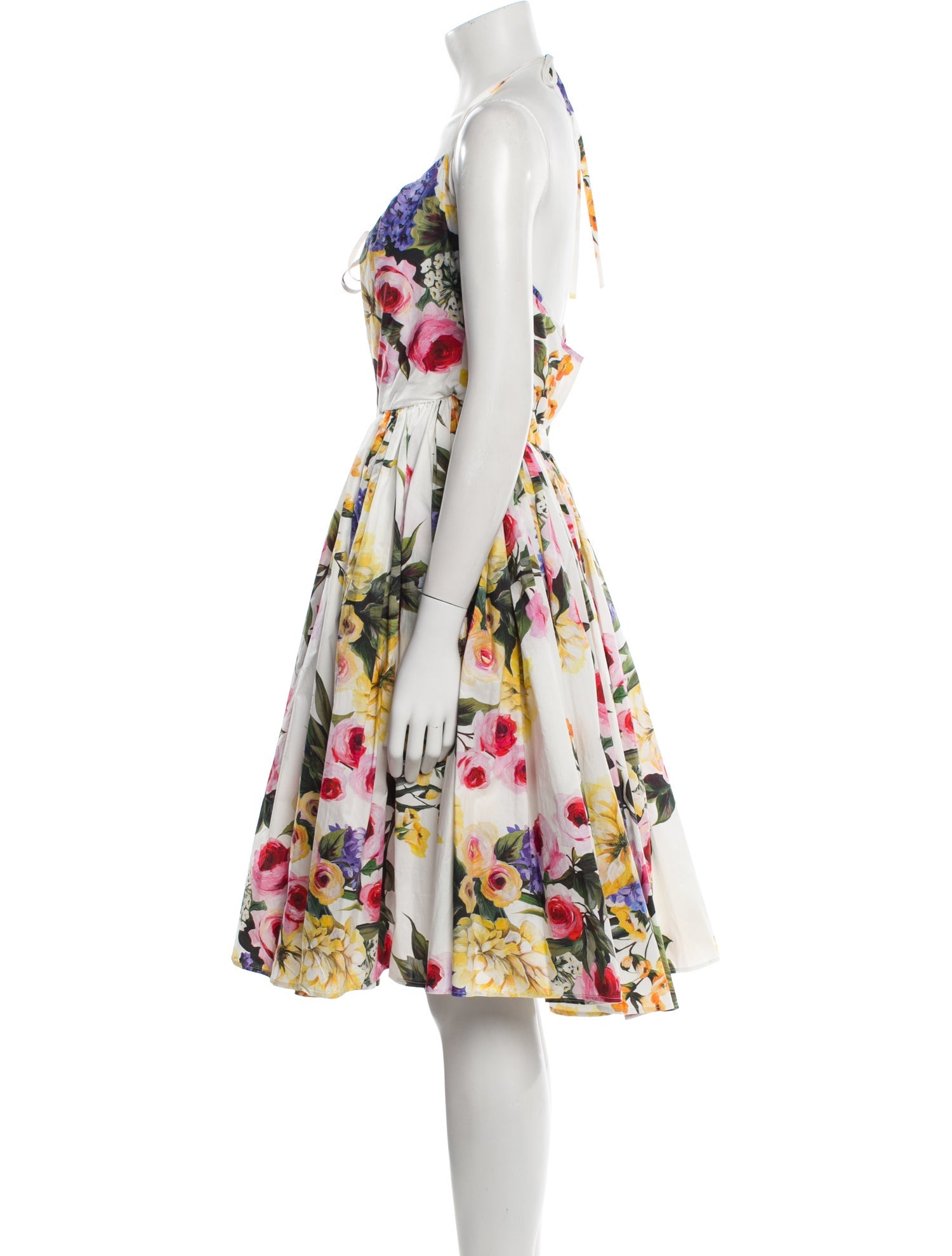 Dolce & Gabbana Floral Print Mini Dress