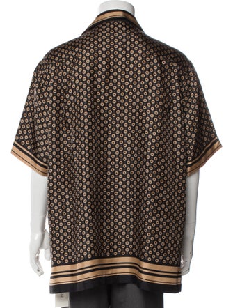 Dolce & Gabbana Silk Printed Pajama Top