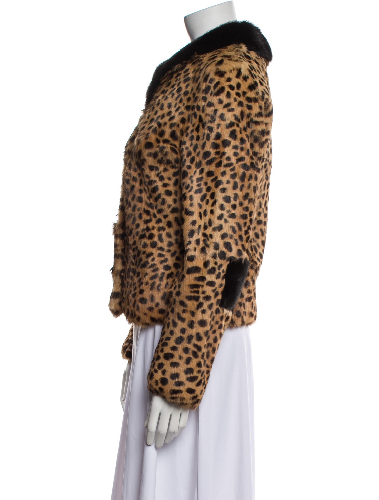 Dolce & Gabbana Vintage Late 1990's - Early 2000's Faux Fur Jacket