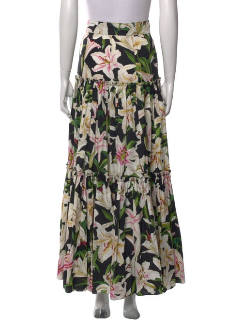 Dolce & Gabbana Floral Print Long Skirt