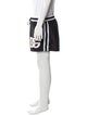 Dolce & Gabbana Graphic Print Embroidered Accent Swim Trunks