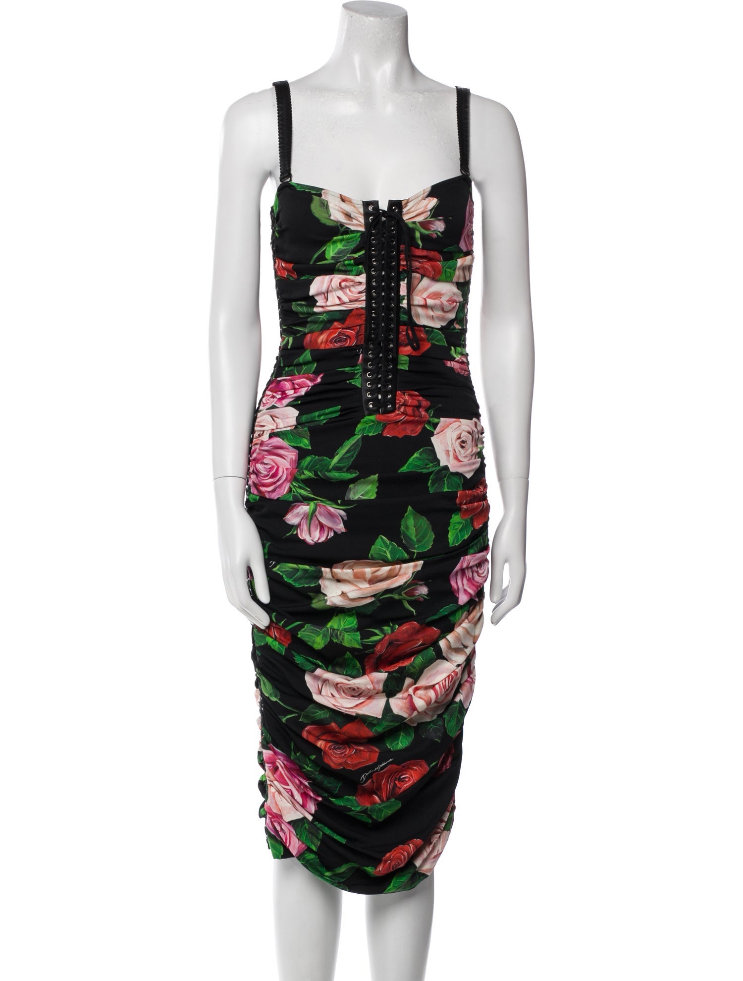 Dolce & Gabbana Floral Print Mini Dress