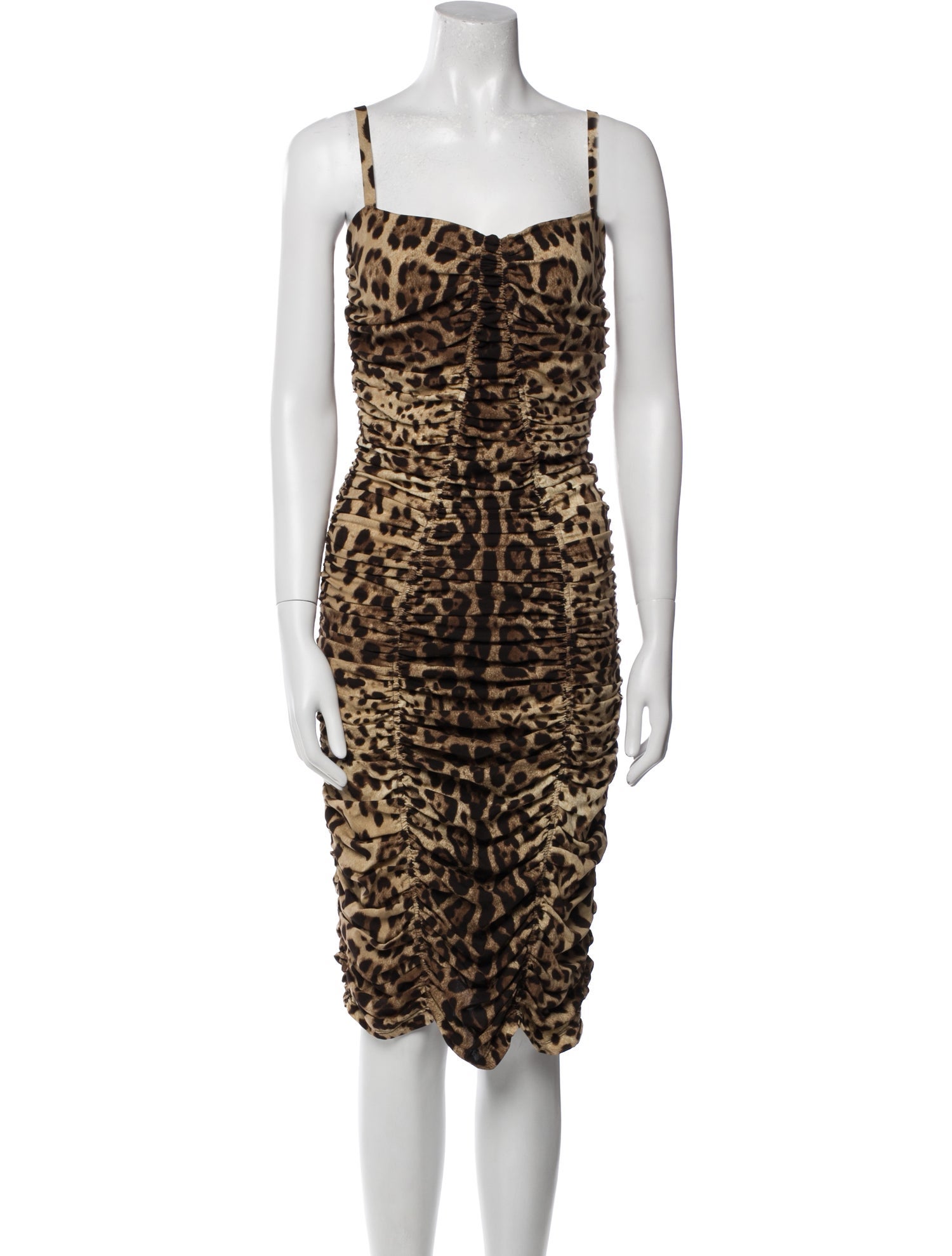 Dolce & Gabbana Silk Midi Length Dress