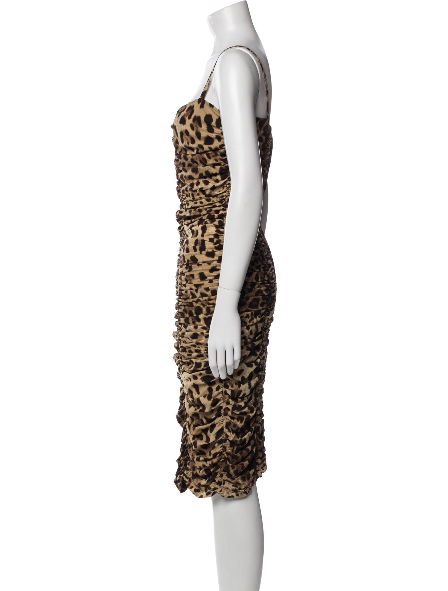 Dolce & Gabbana Silk Midi Length Dress