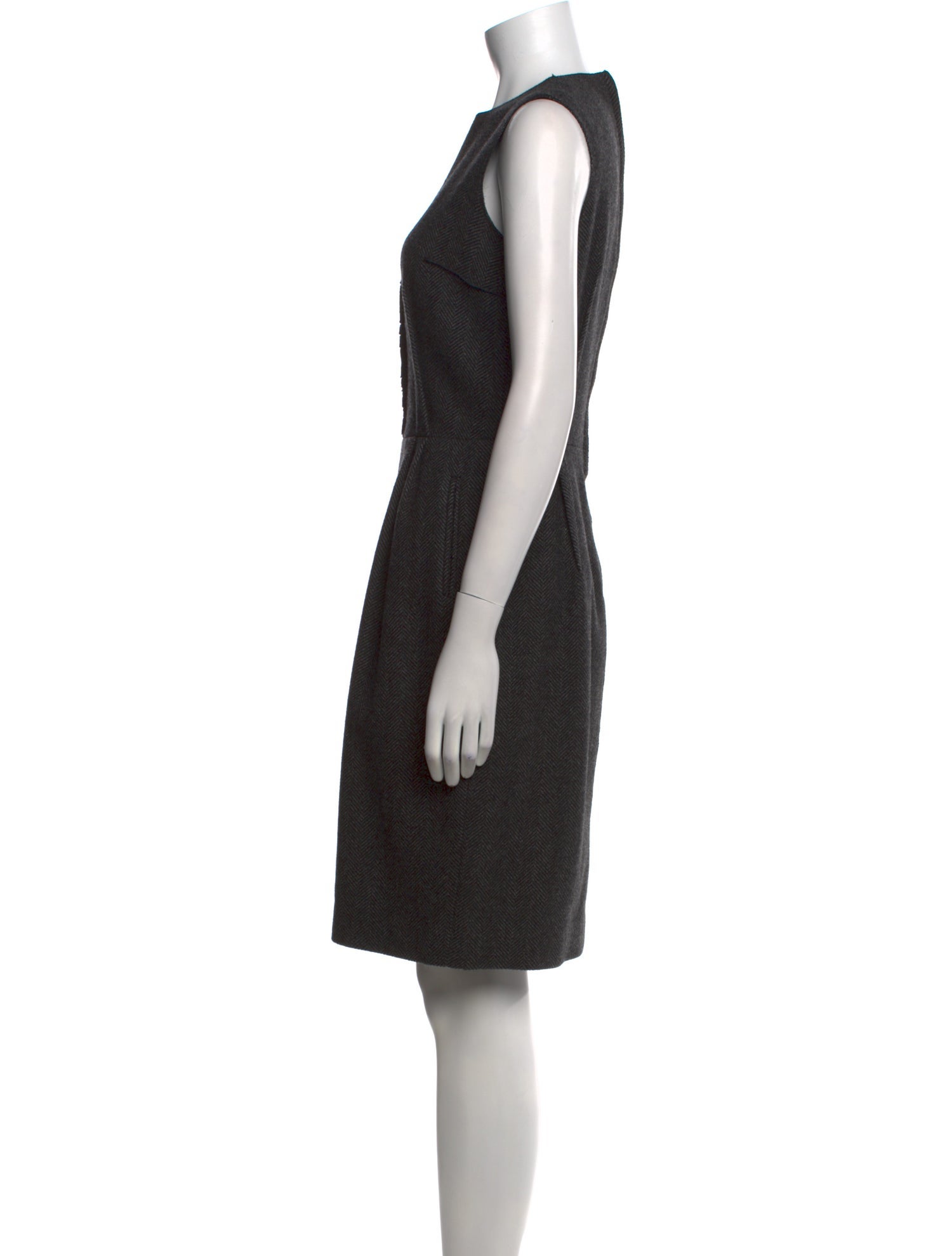 Dolce & Gabbana Wool Knee-Length Dress