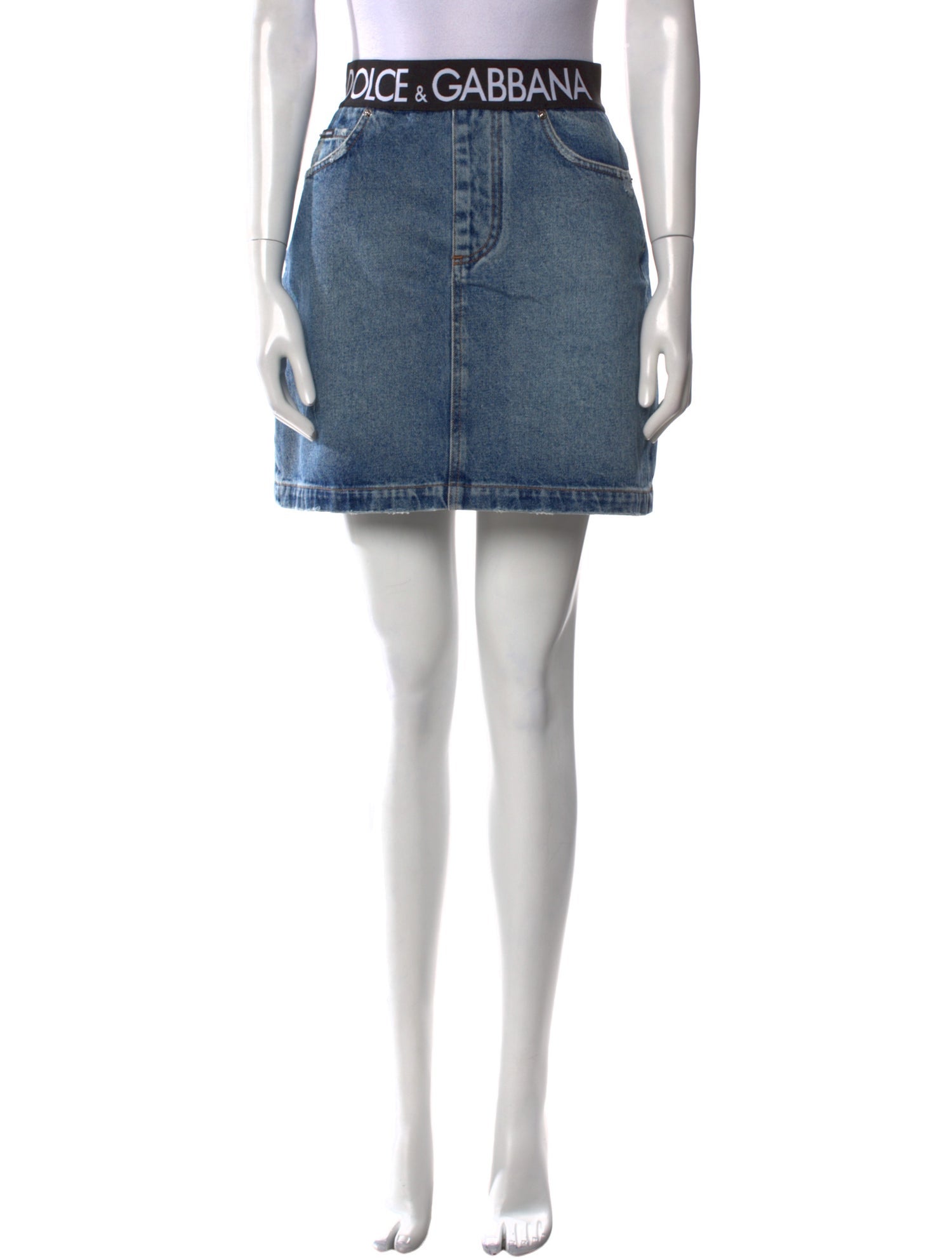 Dolce & Gabbana Distressed Accents Mini Skirt w/ Tags