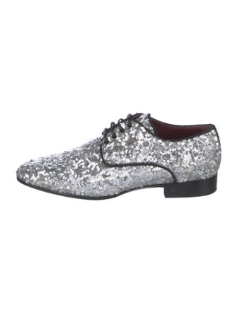 Dolce & Gabbana Sequins Printed Sneakers