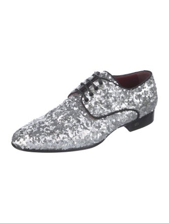 Dolce & Gabbana Sequins Printed Sneakers