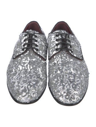 Dolce & Gabbana Sequins Printed Sneakers