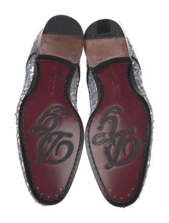 Dolce & Gabbana Sequins Printed Sneakers