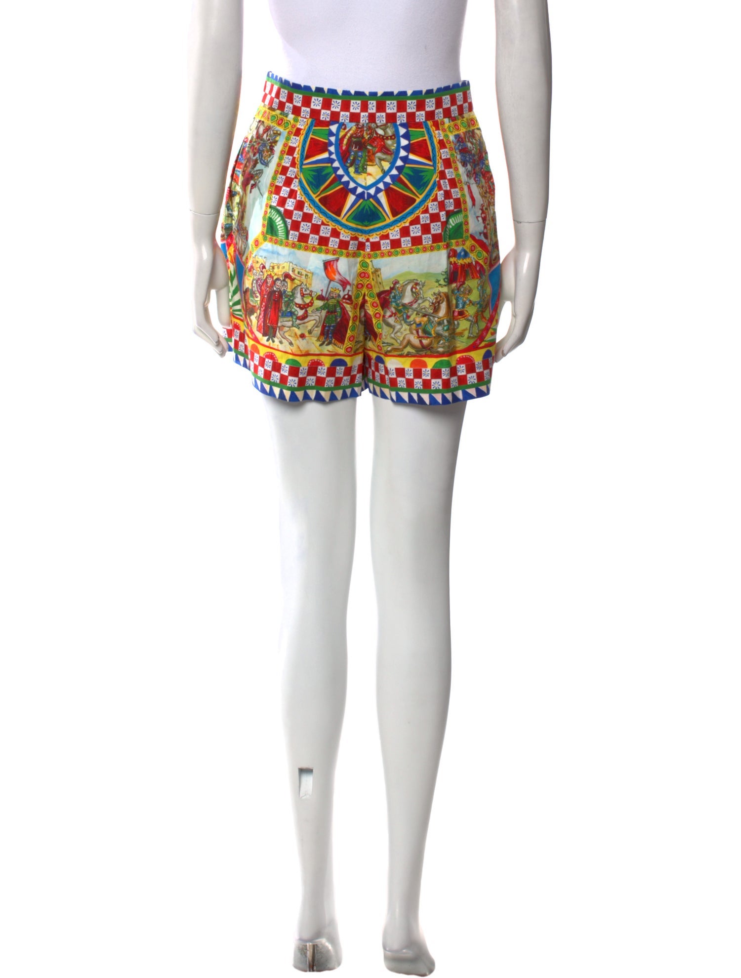 Dolce & Gabbana Printed Mini Shorts