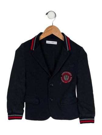 Dolce & Gabbana Solid Embroidered Jacket