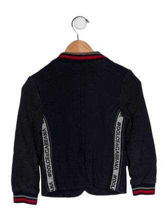 Dolce & Gabbana Solid Embroidered Jacket