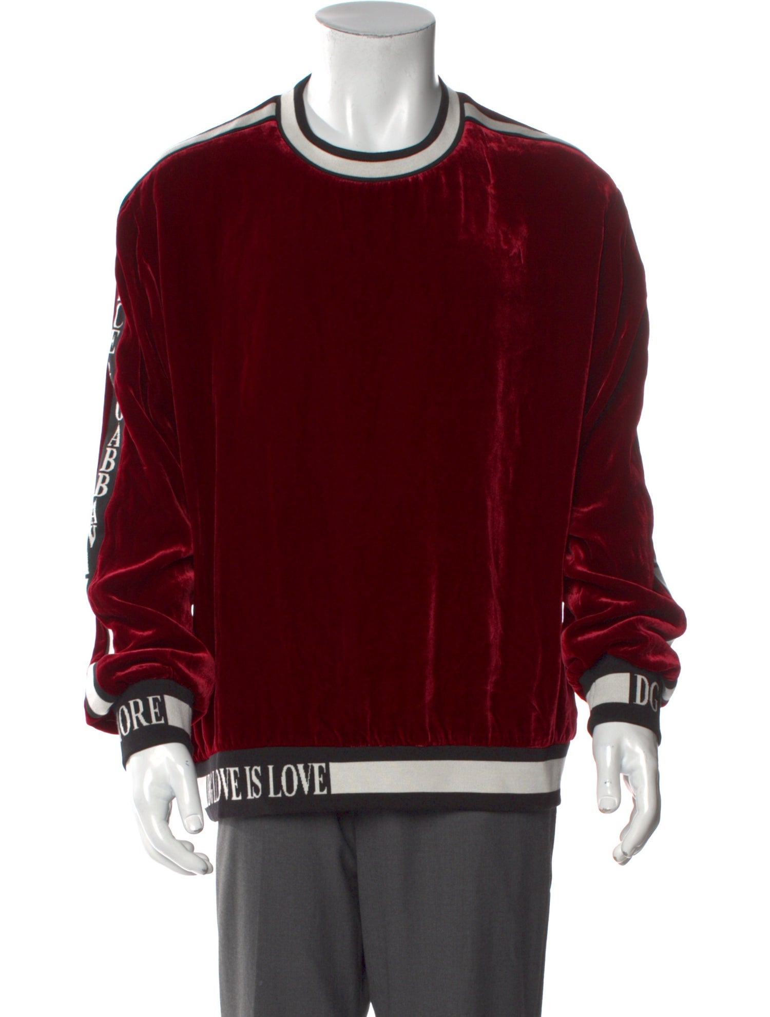 Dolce & Gabbana Striped Crew Neck Pullover w/ Tags