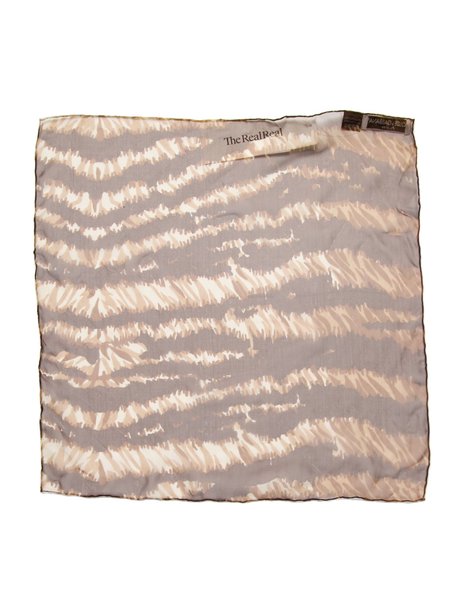 Dolce & Gabbana Silk Printed Scarf