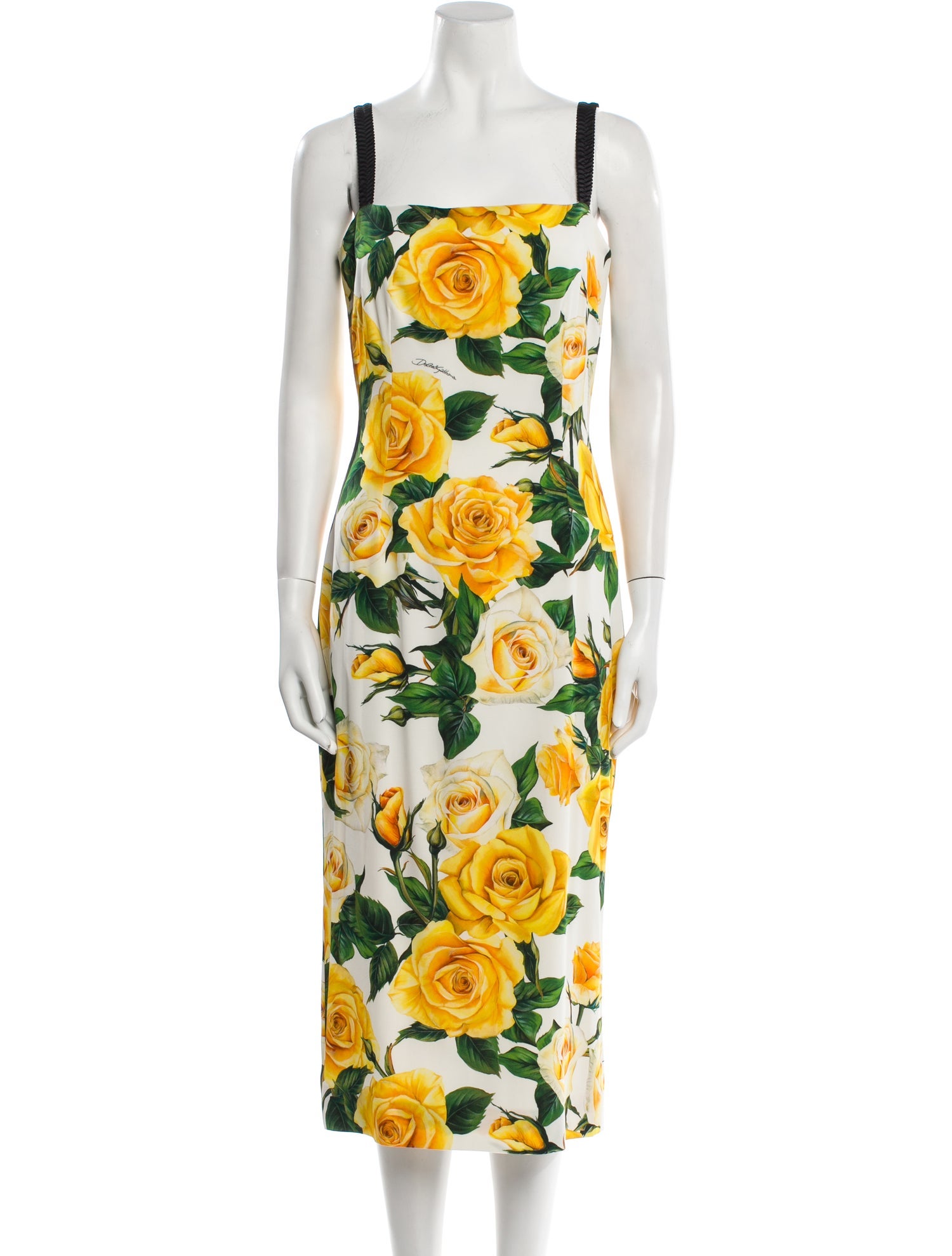Dolce & Gabbana Silk Midi Length Dress