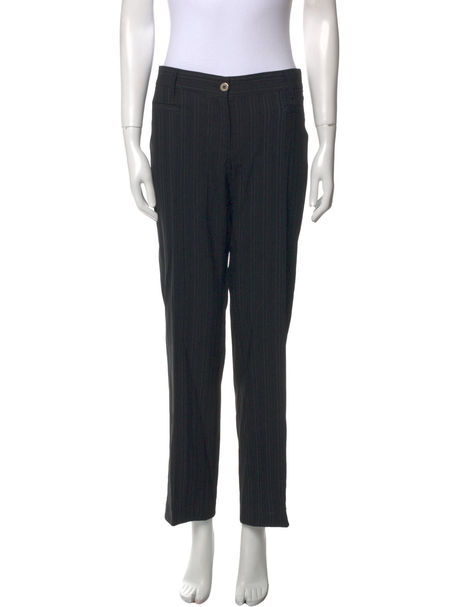 Dolce & Gabbana Virgin Wool Wide Leg Pants