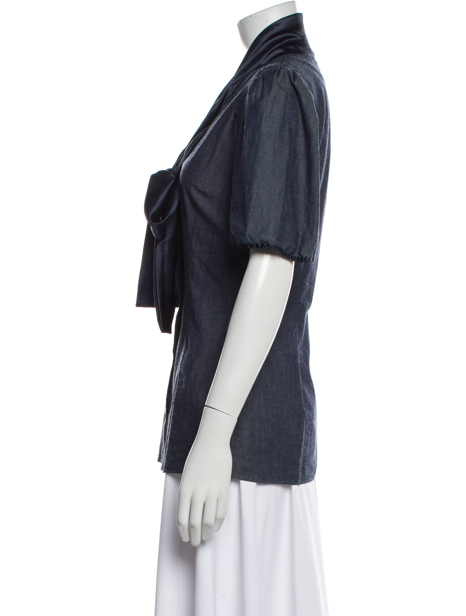 Dolce & Gabbana Short Sleeve Button-Up Top