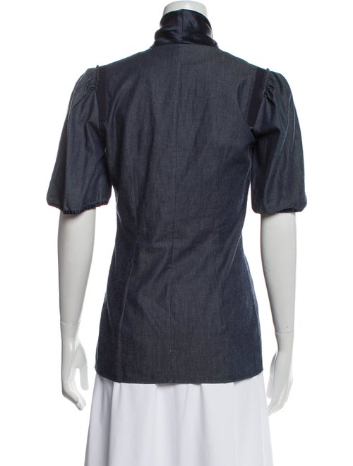 Dolce & Gabbana Short Sleeve Button-Up Top