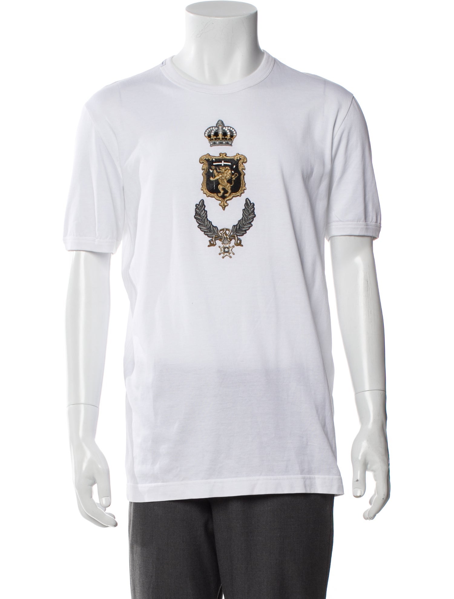 Dolce & Gabbana Graphic Print Crew Neck T-Shirt