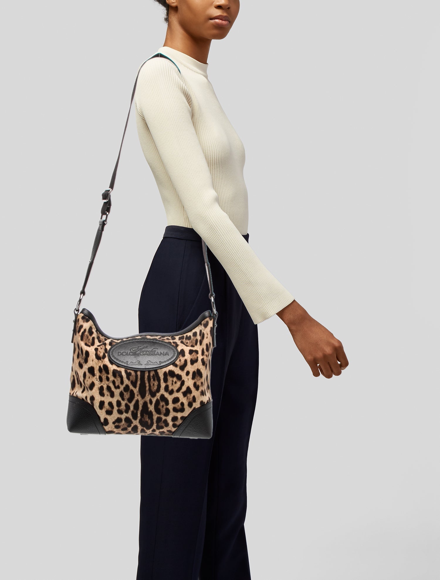 Dolce & Gabbana Animalier Messenger Bag