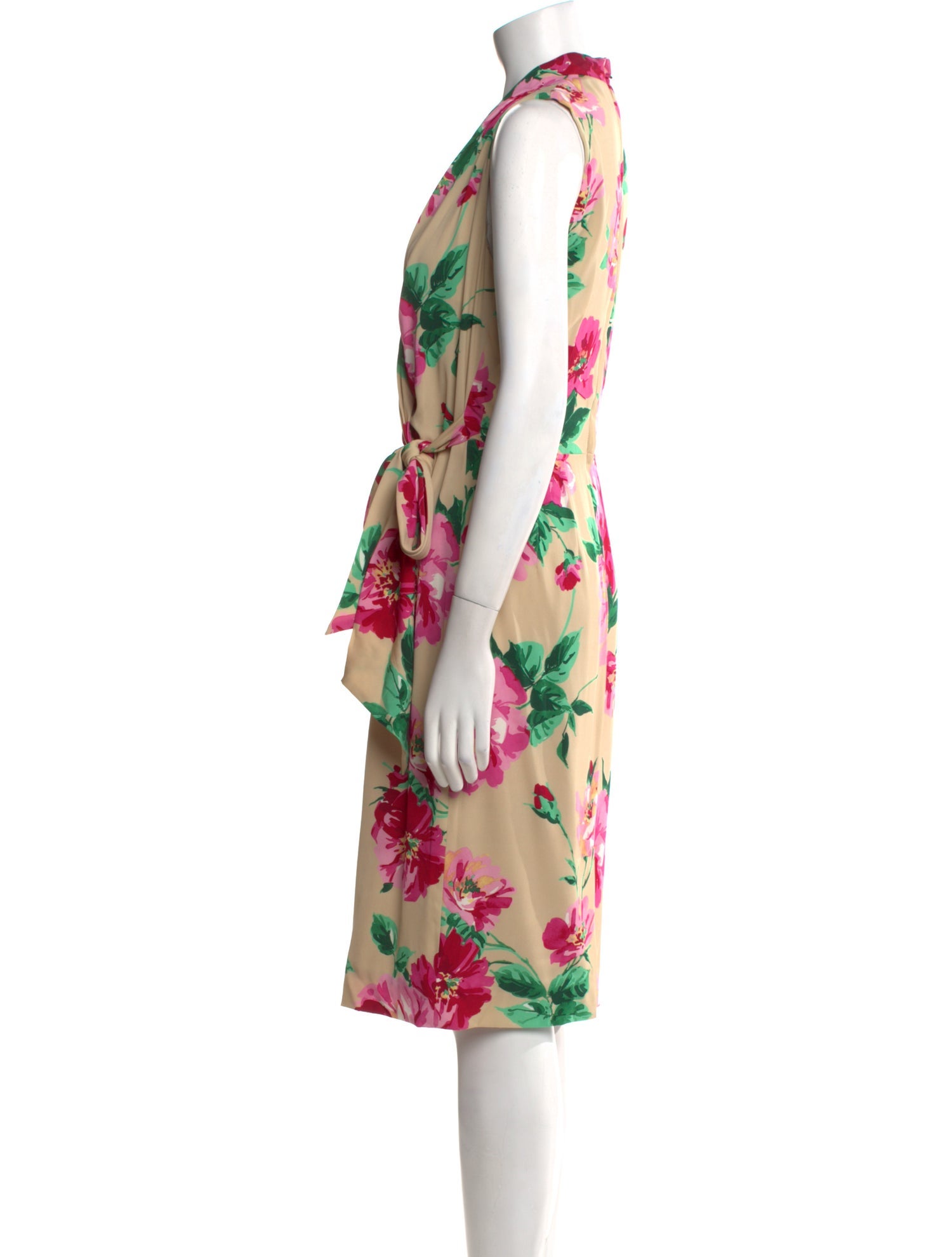 Dolce & Gabbana Silk Midi Length Dress