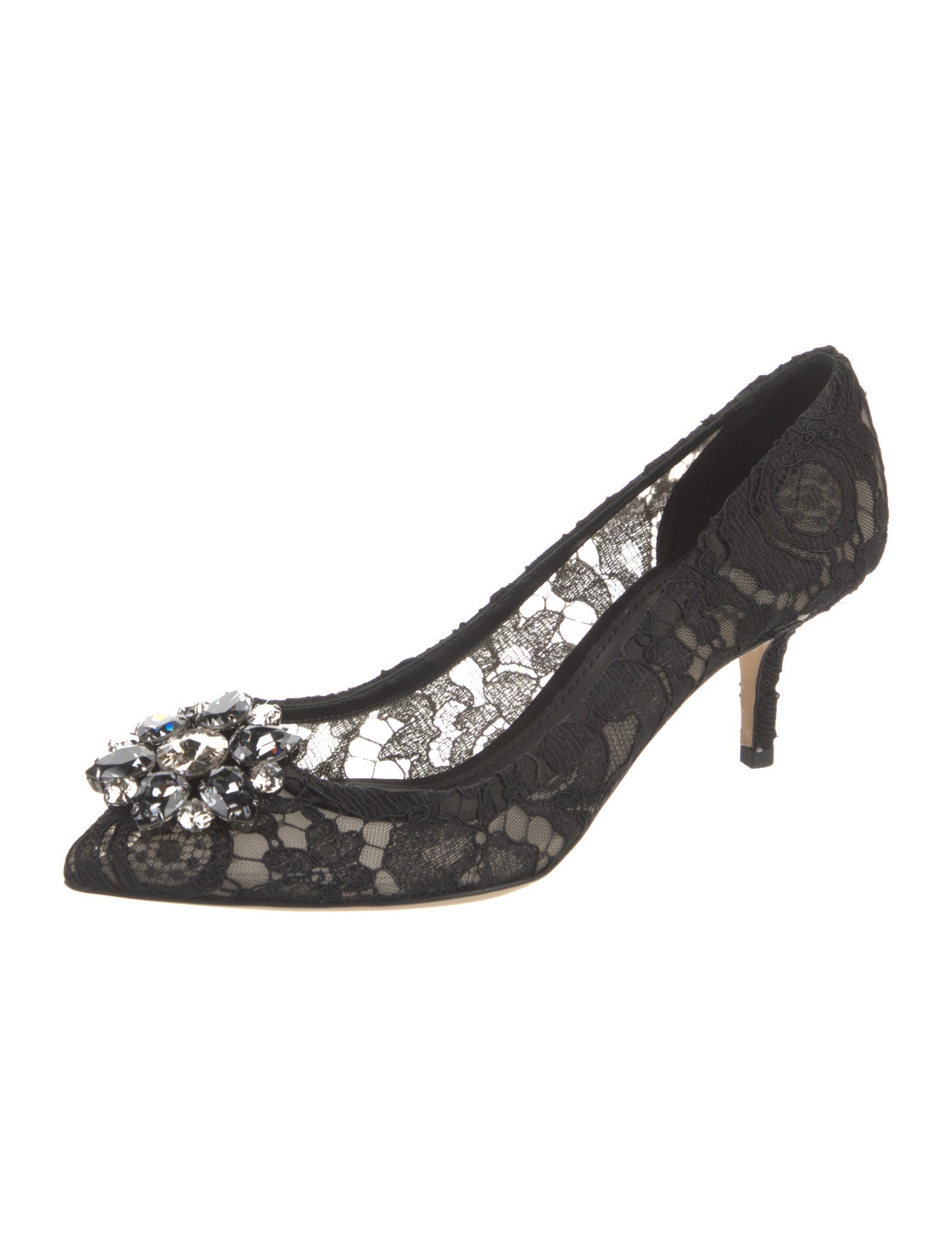Dolce & Gabbana Lace Lace Pattern Pumps