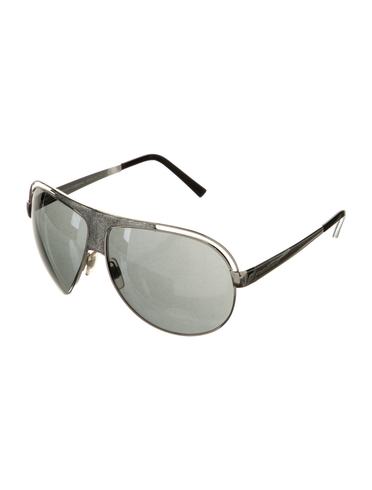 Dolce & Gabbana Aviator Mirrored Sunglasses