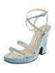 Dolce & Gabbana Canvas Patterned Sandals