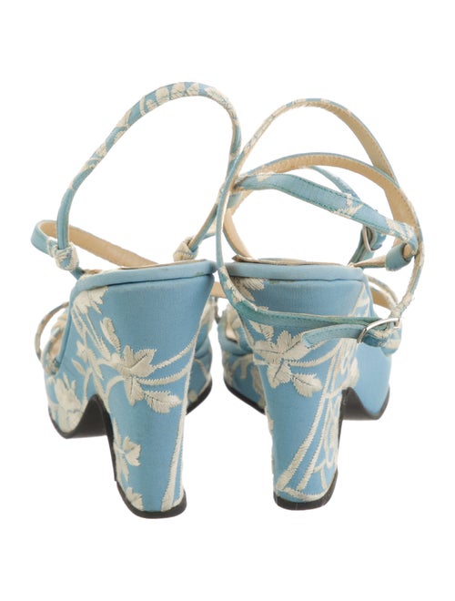 Dolce & Gabbana Canvas Patterned Sandals