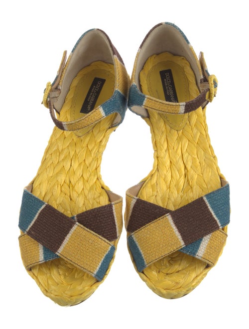 Dolce & Gabbana Canvas Printed Espadrilles