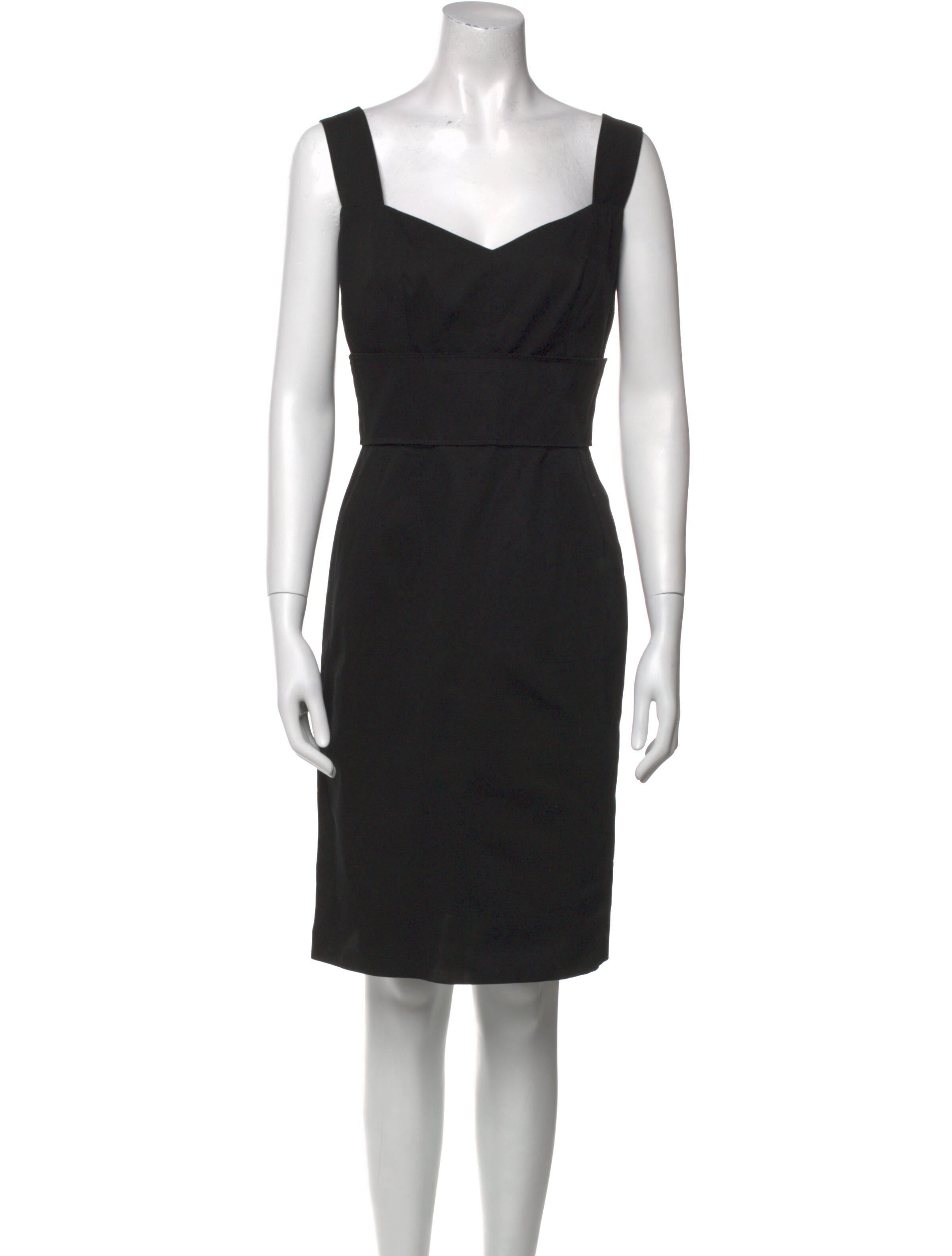 Dolce & Gabbana Square Neckline Knee-Length Dress