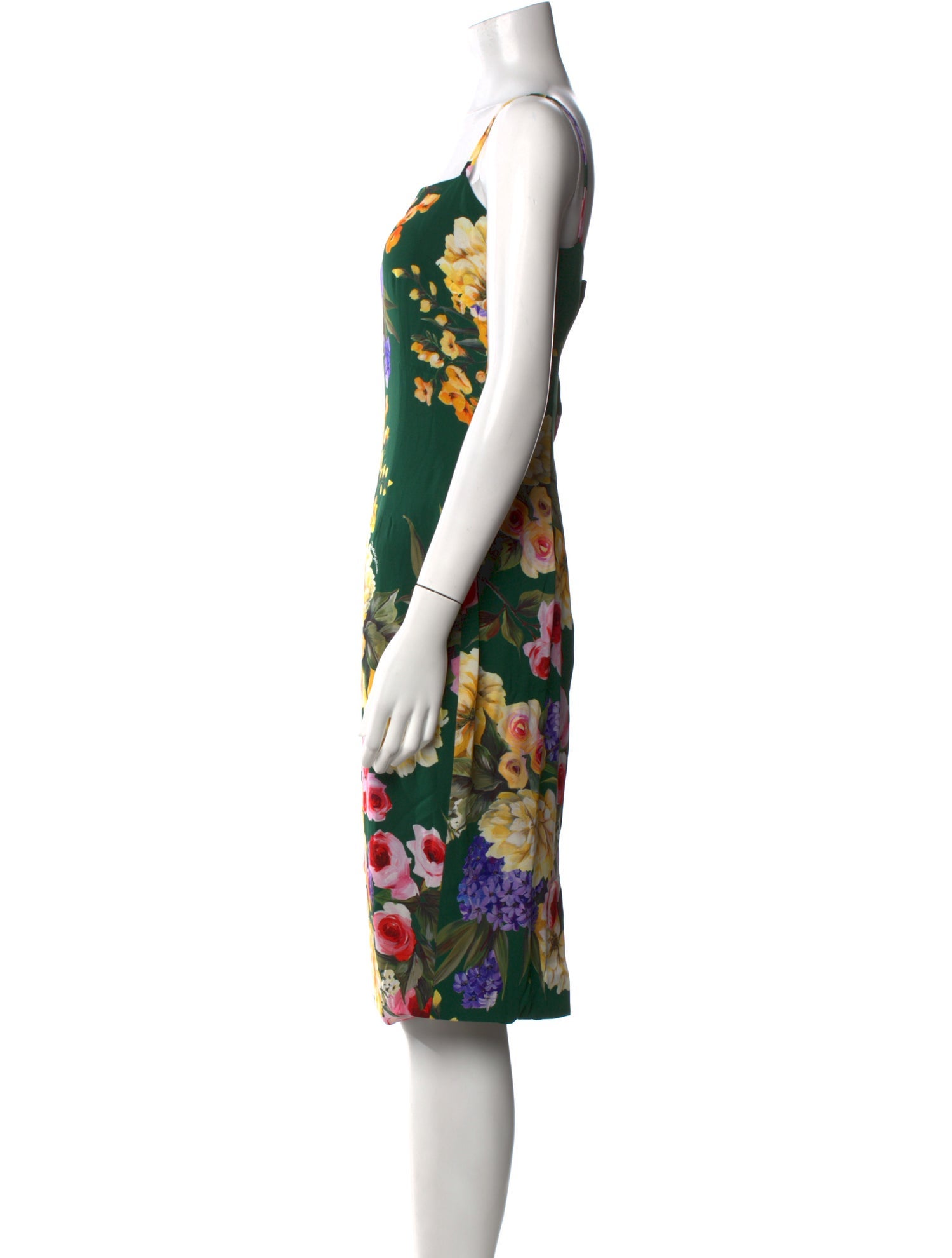 Dolce & Gabbana Silk Knee-Length Dress