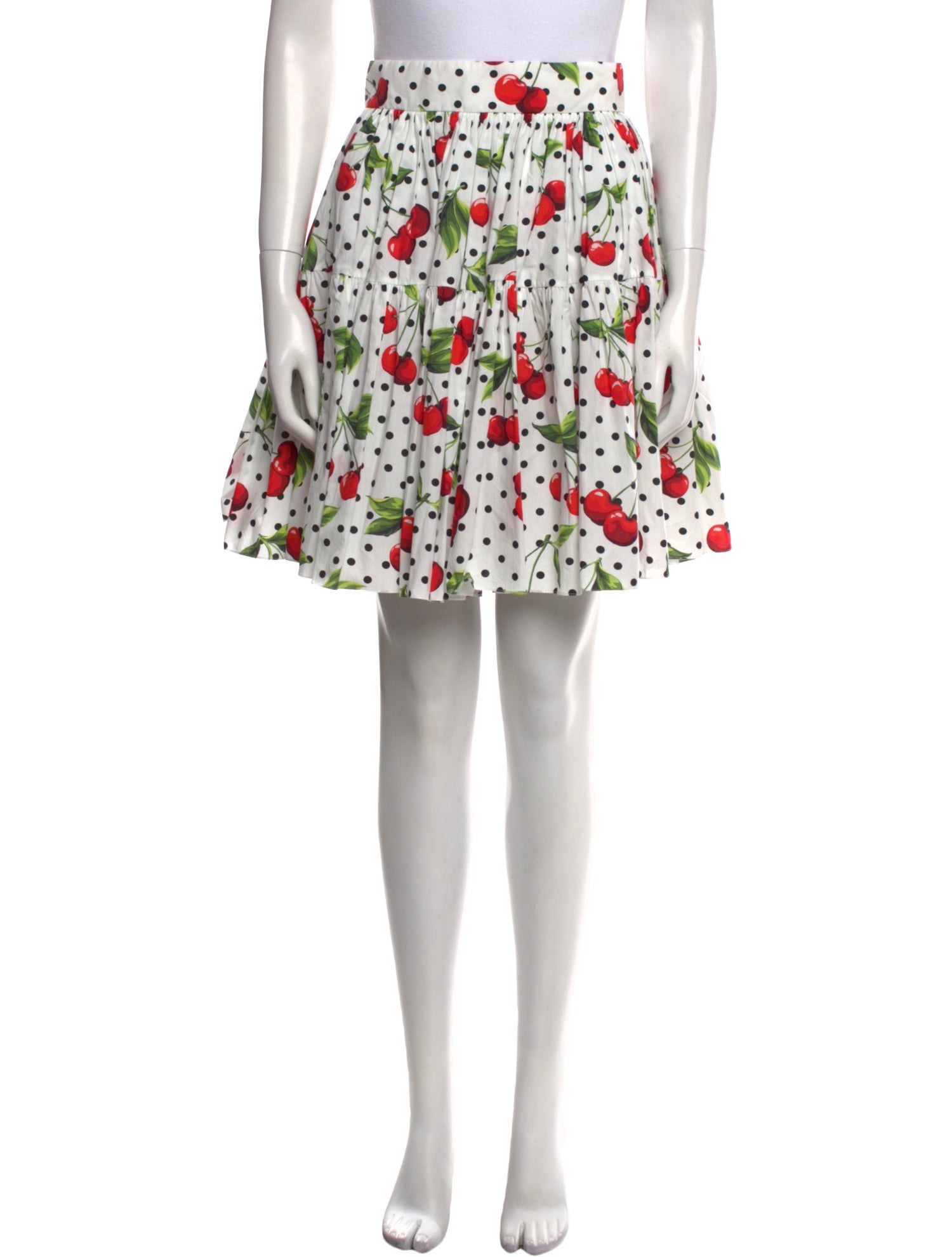 Dolce & Gabbana Printed Knee-Length Skirt