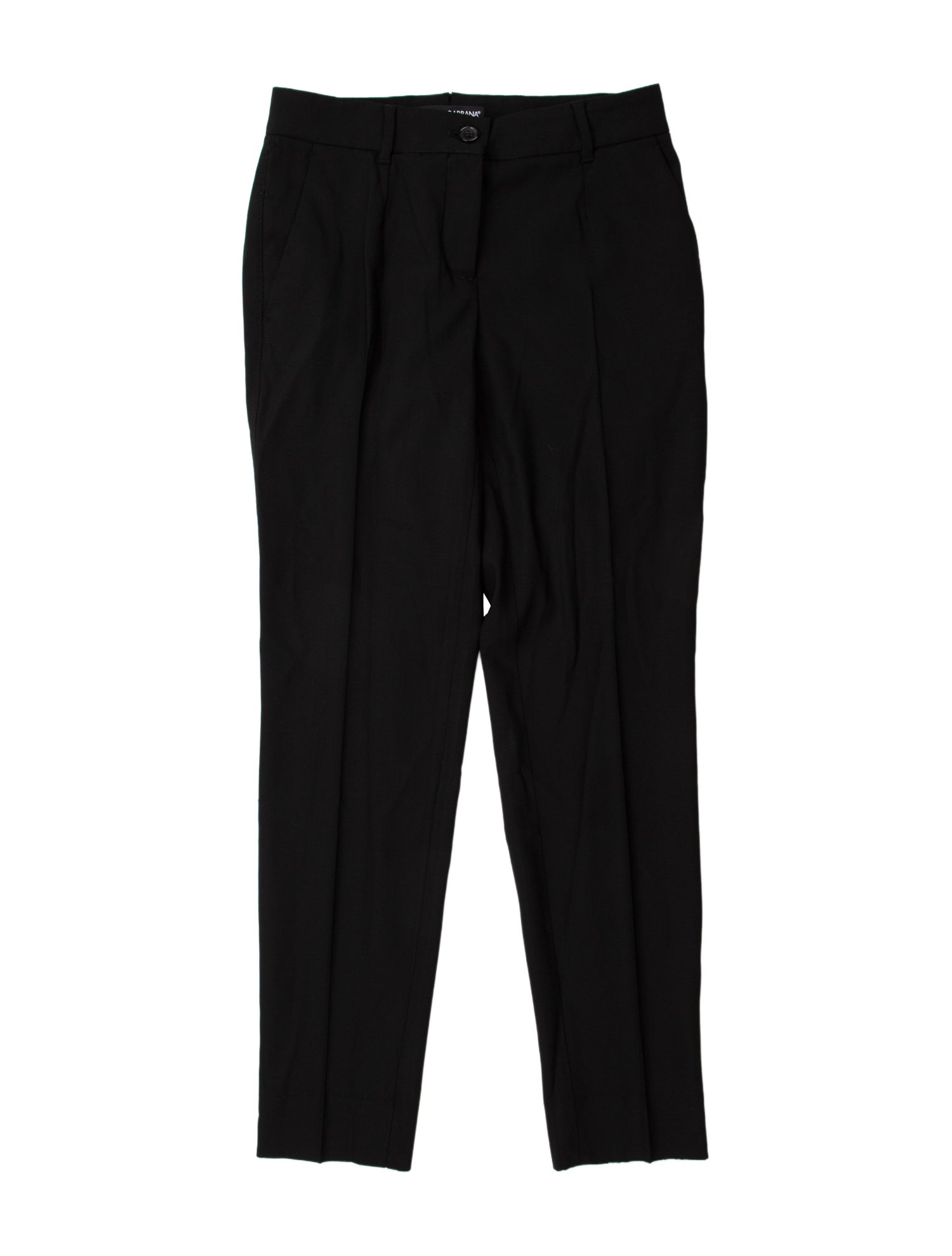 Dolce & Gabbana Virgin Wool Skinny Leg Pants