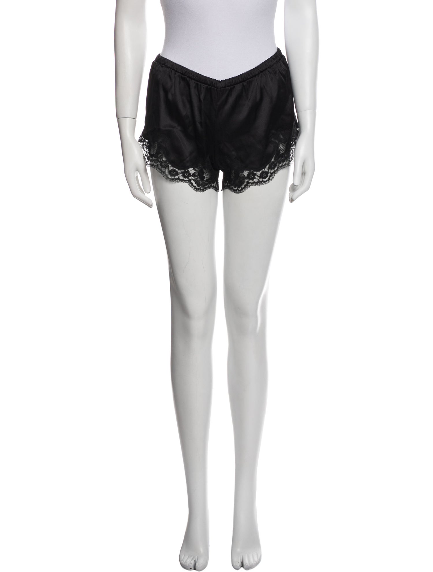Dolce & Gabbana Silk Mini Shorts w/ Tags