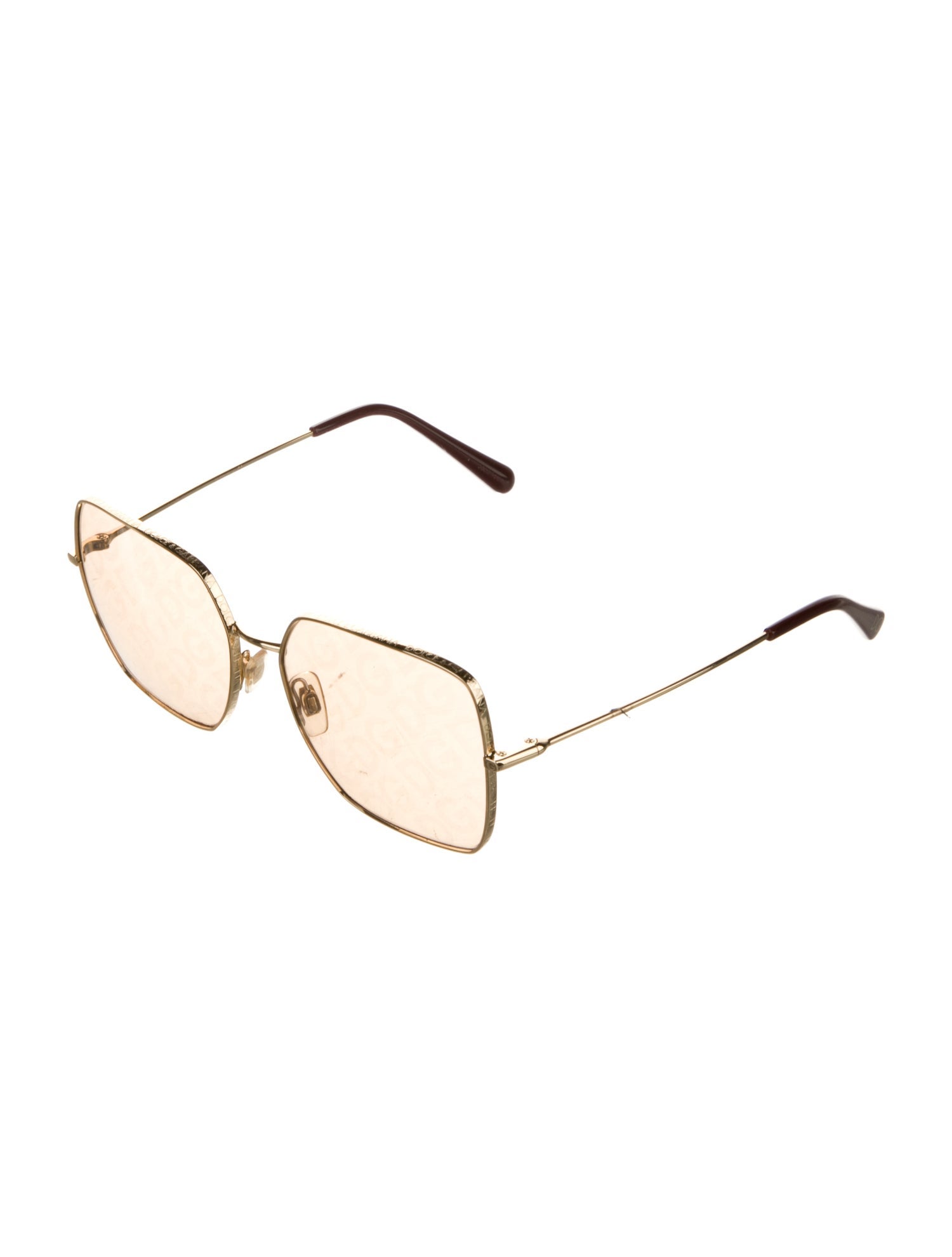 Dolce & Gabbana Oversize Mirrored Sunglasses