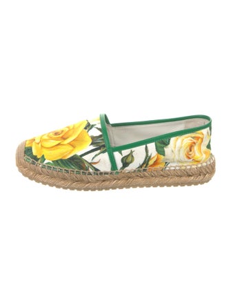Dolce & Gabbana Canvas Printed Espadrilles