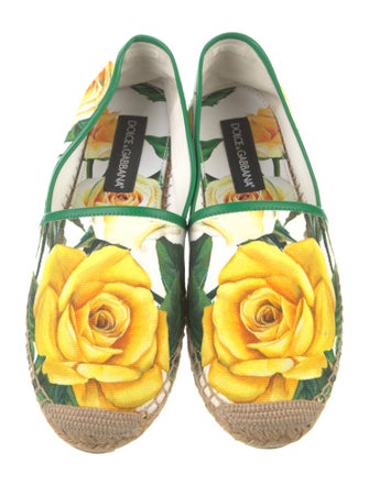 Dolce & Gabbana Canvas Printed Espadrilles